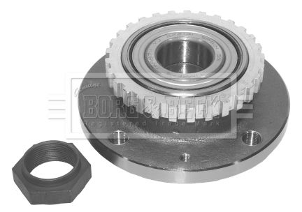 BORG & BECK Комплект подшипника ступицы колеса BWK491